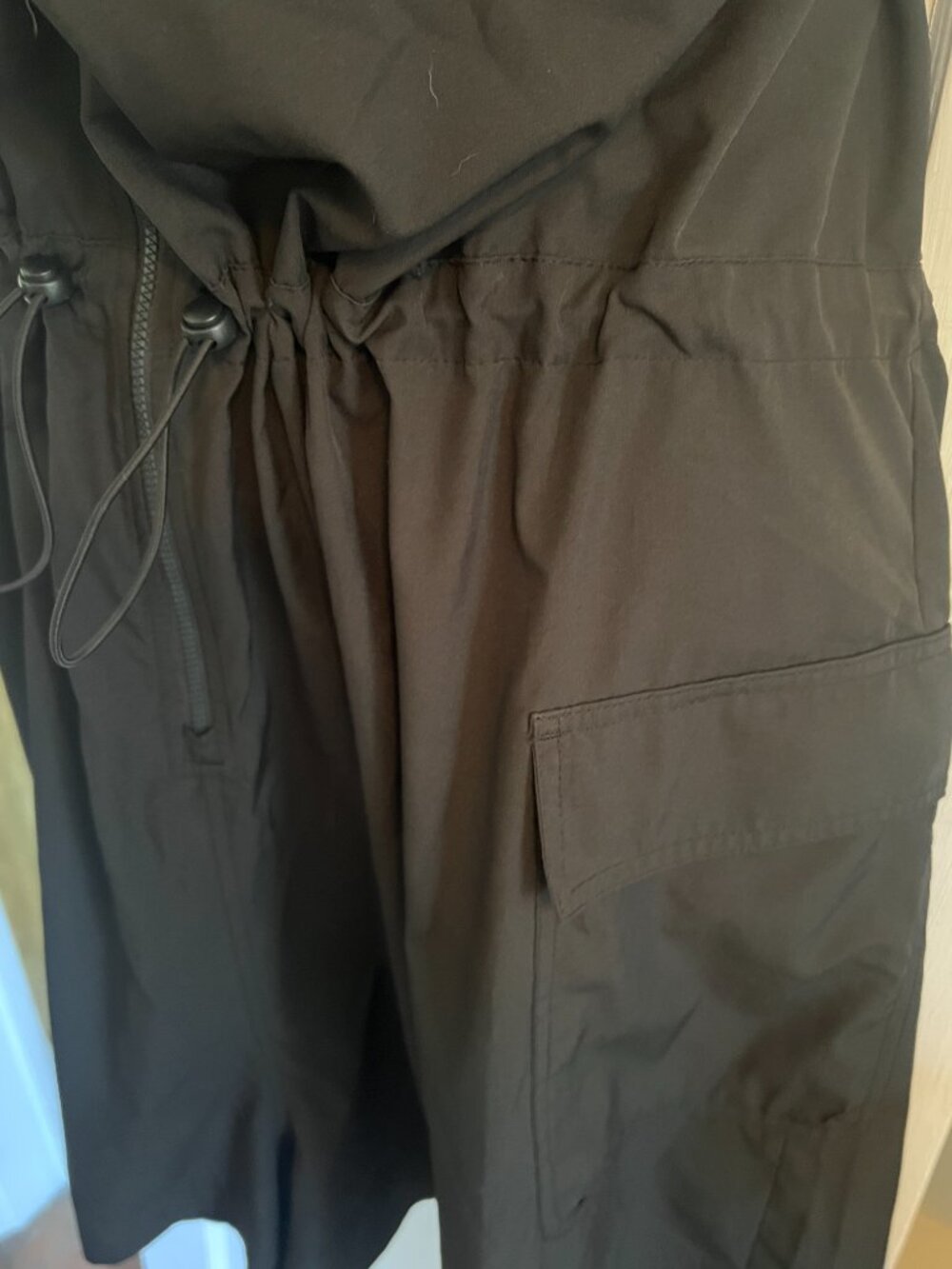 Old Navy Black StretchTech Utility Shorts Romper 3X - Picture 4 of 7